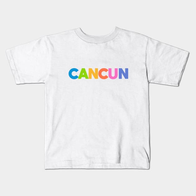 Cancun Kids T-Shirt by Dale Preston Design